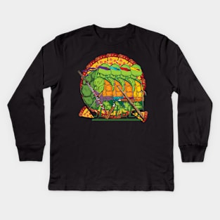 TMNT BITE Kids Long Sleeve T-Shirt